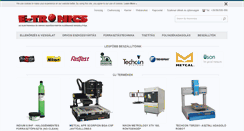 Desktop Screenshot of e-tronics.hu