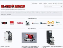 Tablet Screenshot of e-tronics.ie